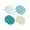 Blue1, variant on 4pcs Handmade Braided Round Cotton Table Coasters, with Solid Thermal Protection, Wearproof Circular Mats to Shield Tabletops From High-Temperature Cups/Household Dining Space Neatly, Pink
