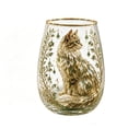 thumbnail image 1 of HWRETIE Hand Blown Crystal Whiskey Glasses Set Gold Rim Old Fashioned Tumblers Lead Free Heavy Base Bourbon Scotch Glasses Gift for Men 420Ml, 1 of 7