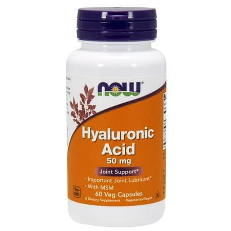 Hyaluronic Acid Foods 50mg de NOW 60 vcaps