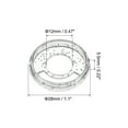 thumbnail image 2 of Uxcell 28mm Plastic Book Binding Discs Discbound Expansion Discs Binder Rings, Shine White 22 Pack, 2 of 6