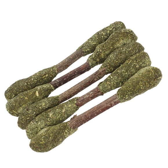 Rabbit Chew Toy, Rabbit Chew Sticks Keep Teeth Safe Alfalfa Grass Multivitamins for Guinea Pig for Gerbils
