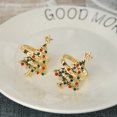 thumbnail image 4 of Jinsinto Set of 12 Christmas Tree Napkin Rings Rhinestone Christmas Napkin Ring Buckle for Christmas Wedding Dinner Table Decoration, 4 of 5