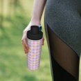 thumbnail image 6 of Goofa Heart Buffalo Plaid Print 18oz Sports Insulated Kettle With Straw Water Bottle Sports Water Bottle For Running Hiking Cycling Climbing Mans Womans, 6 of 7