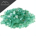 thumbnail image 2 of Blue Ridge Brand™ 1/2" Reflective Fire Pit Glass for Fireplace and Landscaping - Green - 50 Pound, 2 of 6