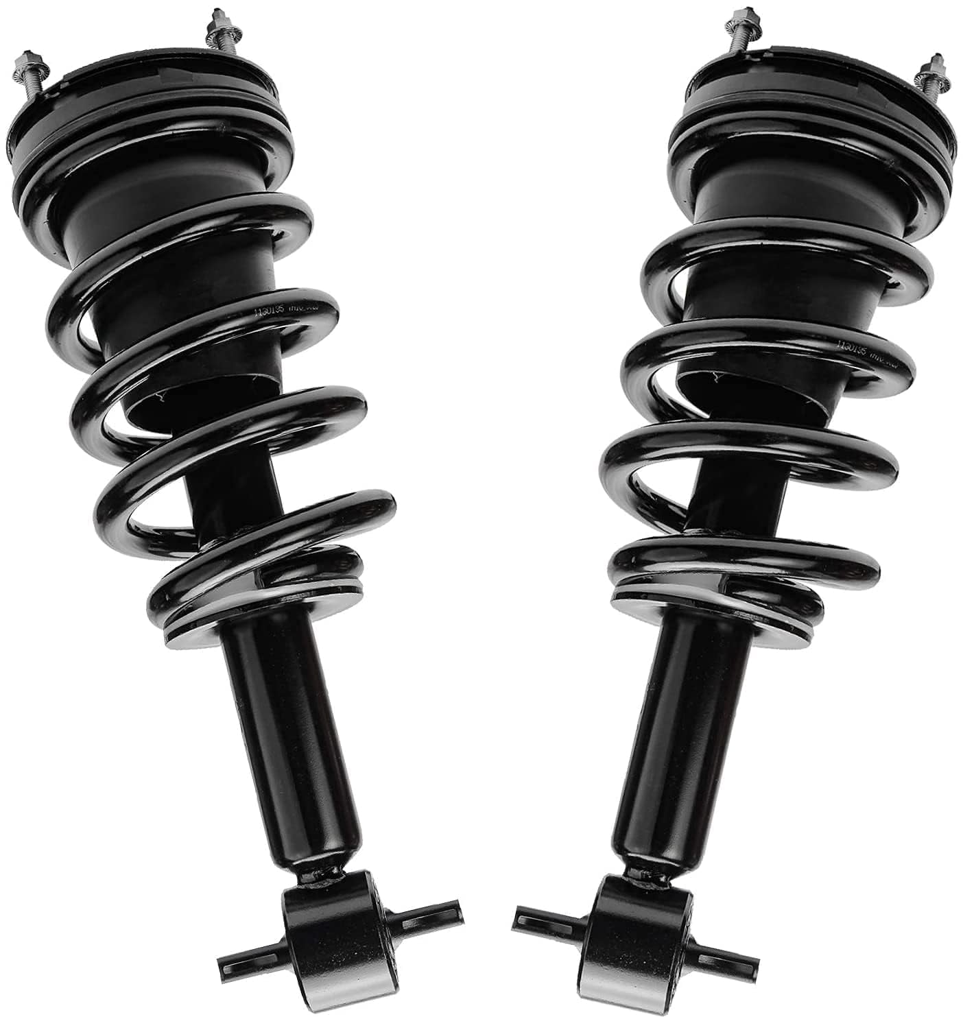 Detroit Axle - Front End 14pc Kit 07-13 Chevy GMC Silverado Sierra 1500 Upper Lower Control Arms with Ball Joints Sway Bar Links Inner Outer Tie Rods Boots Replacement Struts w/Coil Spring