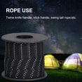 thumbnail image 4 of CRAFTHROU Camping Cord Reflective Fabric Strong Pulling Force Black 1Pack, 4 of 4