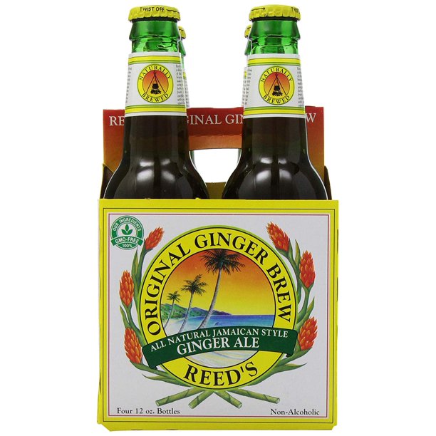 Reed's, Original Ginger Brew Soda, 4pack, 48 oz