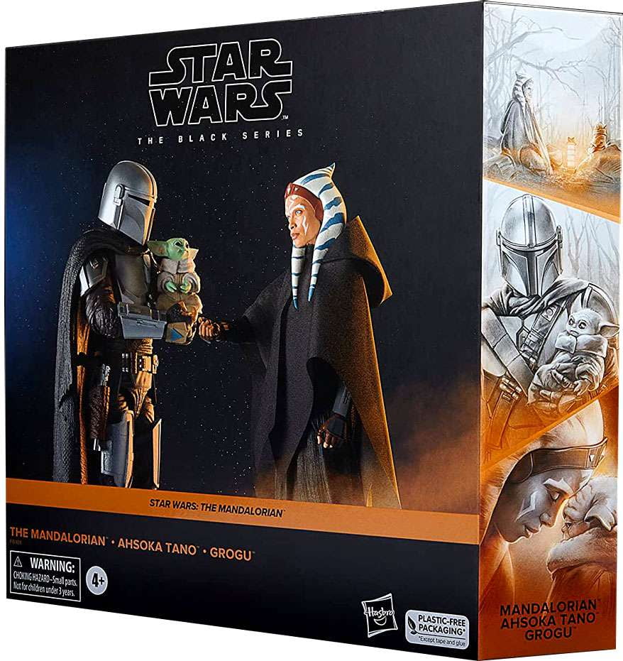 Star Wars Black Series The Mandalorian, Ahsoka Tano & Grogu Action