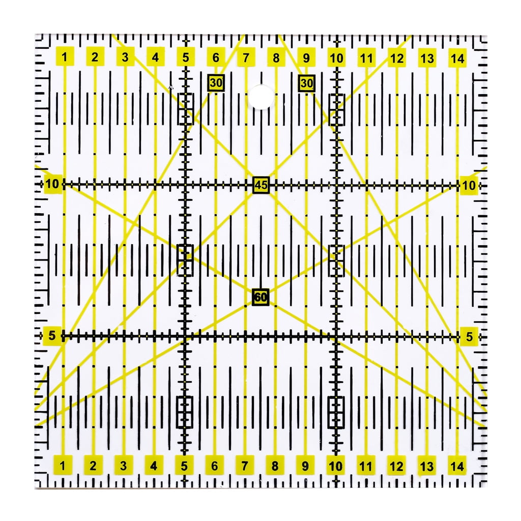 Oasiva 3pcs Clear Quilting Yardstick Rulers Patchwork Sewing Ruler Cutting Tool Set for