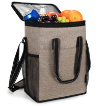 Tirrinia Polyester Leakproof Insulated Wine Tote Cooler Bag,Wine Carrier,Champagne Carrier Bag,Portable Waterproof Wine Bag