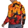 thumbnail image 6 of Wukai Marigold Flowers In Different Colors Print Men Hoodies Fleece Sweatshirts Long Sleeve Sweaters Pullover Fall Outfits Winter Clothes-3X-Large, 6 of 7