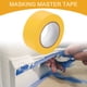 thumbnail image 2 of Cinta de pintor universal Unique Bargains - Cinta de enmascarar para pintura de automóviles DIY sin residuos - Papel crepé amarillo - 2 pulgadas x 60.1 yardas, 2 of 7