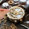 thumbnail image 5 of OHOIOLLA 1 Set Watchmaking Kit Including Screwdrivers and Watch Hand Fitting Tool for Professional Use Silver, 5 of 6