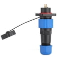 thumbnail image 3 of Industrial Power Connector Adapter - IP68 Waterproof Square Aviation Socket (SP162 Pin, 380V 10A), 3 of 22