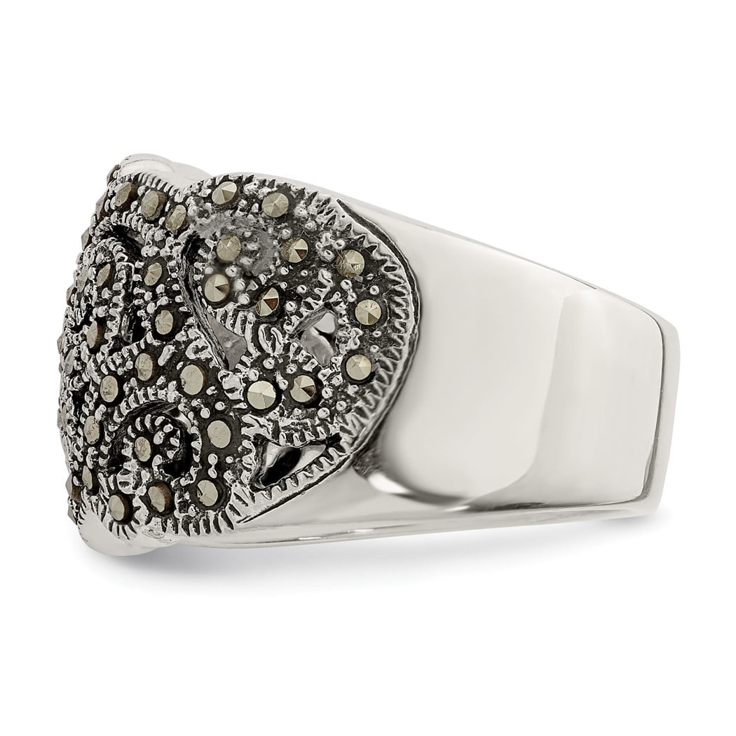 925 Sterling Silver Marcasite Ring | Walmart Canada