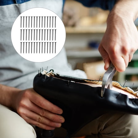 ROSENICE Firm Fixation Shoe Nails Iron Black 130Pack