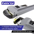 thumbnail image 4 of Llave de tubo KARRYTON, 45 cm, aluminio, mandíbula de 83 mm, 4 of 7