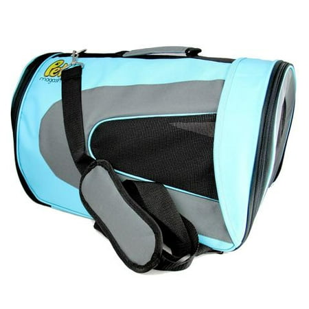 Pet Magasin Airline Approved  Soft Sided Dog Travel Carrier For Dog, Cat & Bird - Blue - Rated Best Pet Travel Carrier in (Best Airline Cat Carrier)
