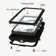 thumbnail image 2 of LOVE MEI Galaxy A34 5G Case Rugged Shockproof with Built-in Screen Protector Silicone Metal Hybrid Cover, 2 of 5