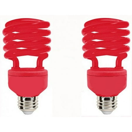 Sleeklighting 23 Watt T2 Red Light Spiral Cfl Bulb 120v E26 Sleeklighting 23 Watt T2 Red Light Spiral Cfl Bulb 120v E26 Medium Base
