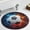 style-4, variant on FRIENDS TV SHOW COLLAGE Round Area Rugs for Bedroom Living Room, 6FT Soft Comfy Indoor Circle Carpets, Carpet Home Decor Floor Mat