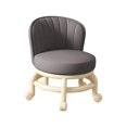 thumbnail image 4 of Taburete bajo con ruedas, taburete giratorio de 360 grados, taburete con ruedas, silla giratoria, taburete para lavandería, , ejercicios de Gris oscuro Soledad Asiento bajo con ruedas, 4 of 10