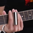 thumbnail image 3 of Guitar Slides Set Includes 3 Glass Slides (5.1cm/ 6cm/ 7cm) + 1 Stainless Steel Slide (6cm) + 4pcs Celluloid Thumb & Finger Picks(Random Color Delivery) with Storage Box, 3 of 7