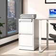 thumbnail image 6 of 2-Drawer Steel File Cabinet | Smooth Operation in Office | Long-Lasting Powder-Coated Metal | Anti-Tilt Safety Feature, 6 of 7