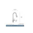 thumbnail image 6 of Open Box MOEN 87205EWSRS Birchfield Touchless Single-Handle Pull-Down Sprayer Kitchen Faucet in Spot Resist Stainless, 6 of 6
