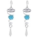 thumbnail image 1 of Molino de viento con forma de espiral y bola azul para decoración de exteriores, 1 of 8