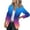 Blue, variant on Vedolay Top Womens Casual Puff Sleeve Single Button Open Front Lapel Office Blazer Jackets,Hot Pink L
