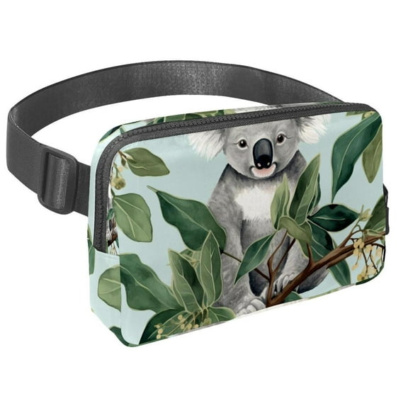 Koala Lightweight Adjustable Running Belt with Extension Strap for Unisex - Fanny Pack Waist Bag for Fitness and Exercise