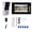 Black Silver, variant on Rupoun Advanced Wired Video Doorbell Intercom System 7 Inch Color Screen Smart Home Entry Door Phone Kit with HD Camera for Villa Apartment Hotels - Black Silver EU Plug Variant