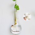 thumbnail image 4 of Florero de Cristal Zulema bola de Cristal suculentas portavelas de te colgante decoración boda Zulema Jarrón colgante, 4 of 8