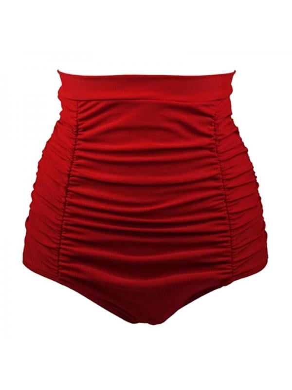 MarinaVida Womens Swimming Briefs Swimwear High Waisted Bikini Bottoms Shorts Pants Swimwear