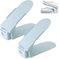 thumbnail image 1 of Paquete de 2 zapateros ZHAOCHENG organizador de ranuras para zapatos ajustables doble capa, 1 of 4
