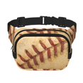 thumbnail image 1 of Fotbe Vintage Baseball Cangurera Cuadrada con Estampado de Doble Capa, Bolsa de Cintura Ajustable Mini para Hombres y Mujeres, 1 of 9
