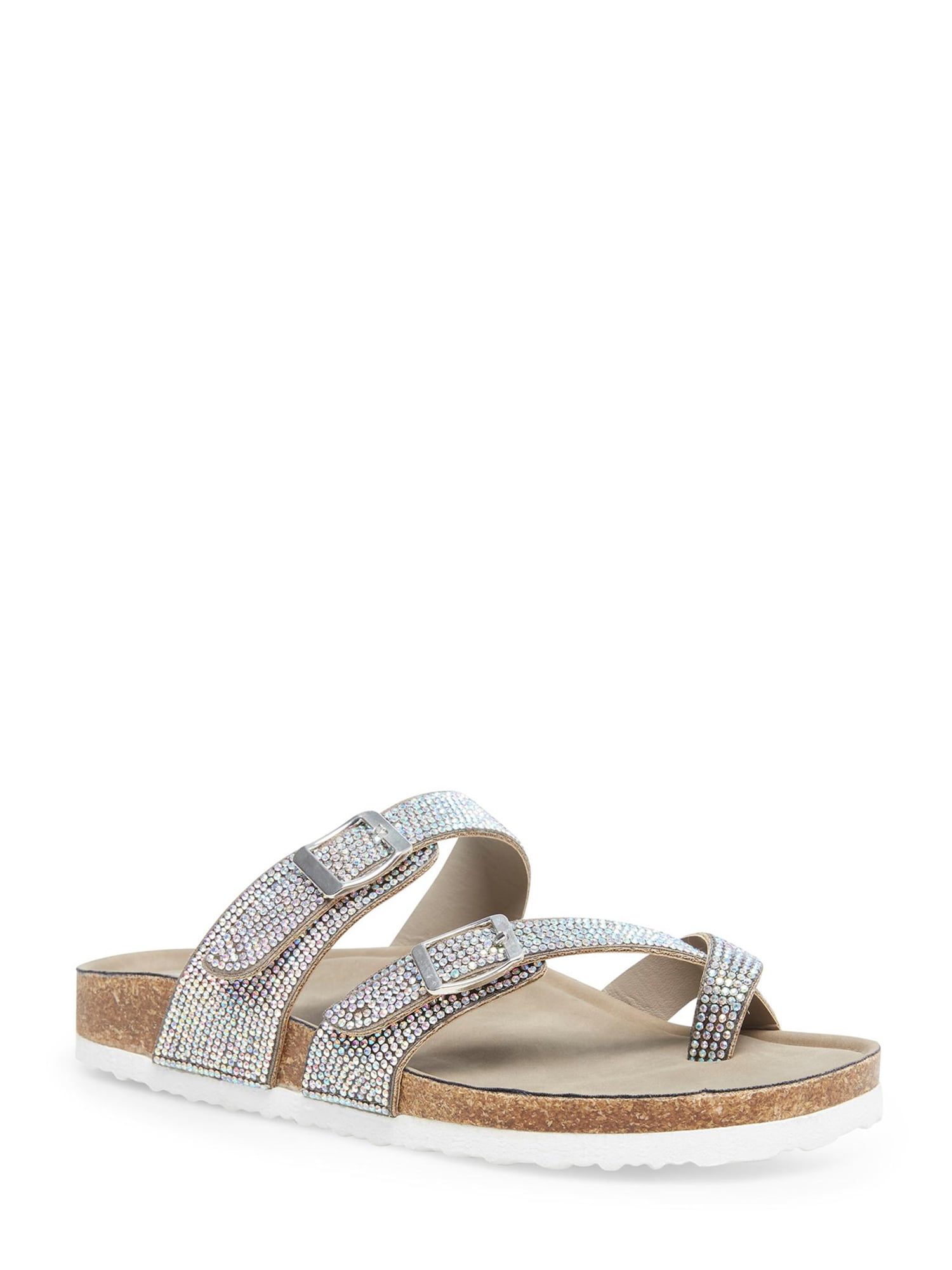 madden girl brycee sandals rose gold
