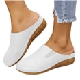 thumbnail image 5 of Iyufng Women's Closed-toe Wedge Sandals Summer Casual Outdoor Beach Shoes, 5 of 7