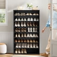 thumbnail image 4 of BGTREND 9 Tier Shoe Rack with Cover 28 Pairs Shoe Shelves Organizer for Closet, Entryway, Hallway, Bedroom, Black, 4 of 7