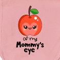 thumbnail image 3 of Inktastic Apple of My Mommy's Eye Cute Red Apple Baby Burp Cloth, 3 of 3