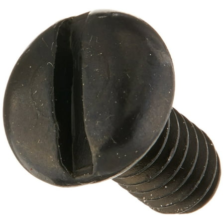 

Steel Pan Head Machine Screw Black Oxide Finish Meets ASME B18.6.3 Slotted Drive 1/4 -20 Thread Size 1/2 Length Fully Threaded Imported (Pack of 100)
