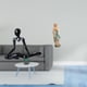 thumbnail image 2 of Estatua de pensador, figura de escritorio, escultura abstracta, adorno de resina, diseño creativo, adecuada para la decoración del hogar, la oficina,, 2 of 8