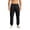 Black, variant on Mens Tapered Cargo Sweatpants Drawstring Elastic High Waist Large Side Cargo Pockets Ribbed Soft Breathable Multi Color Daily Gym Running Street Workout Summer Pants