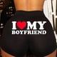 thumbnail image 3 of MKLEKYY Leggings push up para mujer, pantalones cortos de yoga deportivos informales sexis con estampado para mujer, 3 of 3