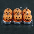 thumbnail image 7 of RnemiTe-amo Halloween Window Candles,Halloween Party Supplies Pumpkin Candles Halloween Plastic Arts Candles 6pc, 7 of 7