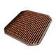 thumbnail image 1 of Funda de asiento de cuentas de madera de verano, transpirable, almohadilla refrescante para coche, protector universal para asiento marrón, 1 of 9