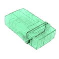 thumbnail image 1 of Case, Lightweight Plastic  Box Holder 20 Capacity Waterproof Compact Portable Thin Cigar Boxes Pocket  Holder Storage Container, 1 of 8