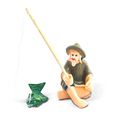 thumbnail image 4 of Paisajismo de pecera pequeña, anciano pescador pescando, decoraciones de Jiang Taigong, adornos de jardinería con macetas, adornos creativos de pesca Weng, 4 of 4