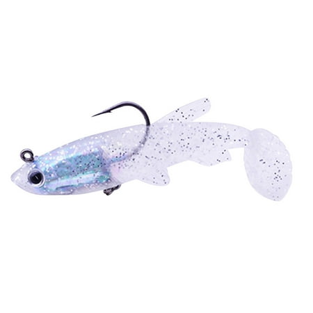 RenXiang Fishing Baits and Lures Highly Simulated Soft Shrimp Bait Set Fishing Hook Fishing Tackle Sea Fishing